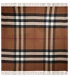 Burberry Vintage Check Cashmere Blanket In Beige