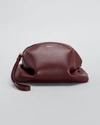Chloé Judy Mini Slouchy Leather Crossbody Bag In Burgundy