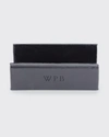 Royce New York Personalized Leather Business Card Display Holder