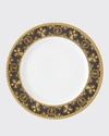 Versace By Rosenthal I Love Baroque Nero Salad Plate In Black