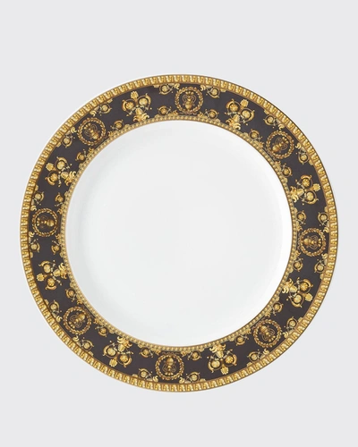 Versace By Rosenthal I Love Baroque Nero Salad Plate In Black