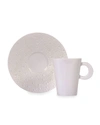 BERNARDAUD ECUME WHITE COFFEE CUP,PROD159641317