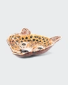 Jay Strongwater Leopard Trinket Tray