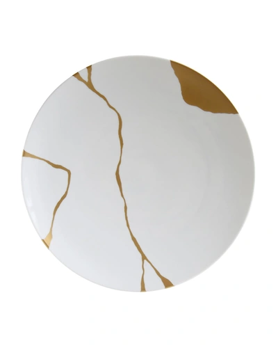 Bernardaud Kintsugi Large Coupe Plate (36cm) In Gold