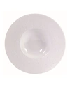BERNARDAUD ECUME LARGE WHITE RIM SOUP PLATE, 10.6",PROD166400048