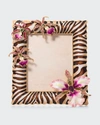 JAY STRONGWATER ZEBRA ORCHID FRAME, 5" X 7",PROD166390011