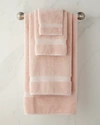 Matouk Lotus Washcloth In Blush