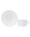 Bernardaud Barnardaud Twist White Collection Tea Cup Saucer