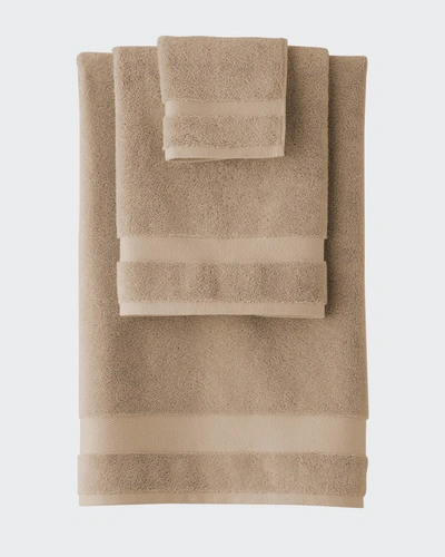 Sferra Dobby Hand Towel In Stone
