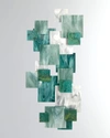 Karo Studios Coral Vertical Glass Wall Sculpture