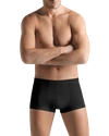Hanro Cotton Essentials Long-leg Boxer Briefs In Black