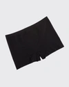 Hanro Touch Feeling Stretch-jersey Boy Shorts In Black