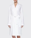Hanro Cotton Jersey Short Robe In White