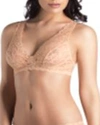 Hanro Luxury Moments Soft Cup Lace Bra In Skin