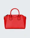 Givenchy Antigona Small Sugar Goatskin Satchel Bag In Light Red