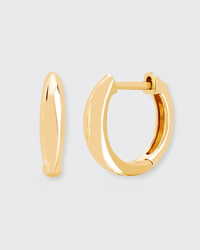 Ef Collection 14k Gold Dome Mini Huggie Earring, Single