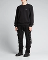 Dolce & Gabbana Men's Logo-plaque Sweatshirt In Nero