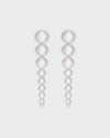 SOPHIE BILLE BRAHE SIENNA GRADUATED PEARL DROP EARRINGS,PROD164550135