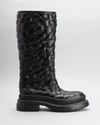 Valentino Atelier 03 Rose Edition Water Resistant Platform Boot In 0no Black