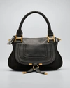 CHLOÉ MARCIE SMALL LEATHER SATCHEL BAG,PROD166020108