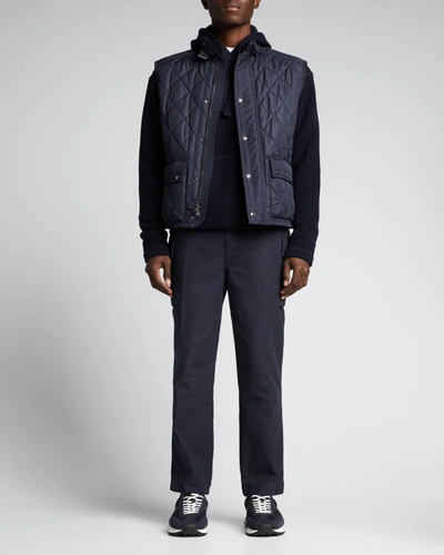 Polo Ralph Lauren Men's Leyland Quilted Vest In Navy