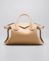 Givenchy Small Antigona Soft Satchel Bag In Calfskin In Beige Cappuccino