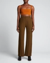 A.l.c Winona Sleeveless Crop Top In Allspice