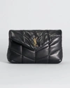 SAINT LAURENT PUFFER SMALL YSL QUILTED POUCH CLUTCH BAG,PROD166870194