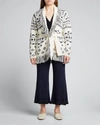 Mother Fringed Alpaca-blend Knit Cardigan In