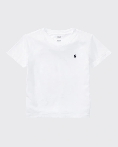 Polo Ralph Lauren Kids' Little Boy's & Boy's Cotton Jersey T-shirt In White