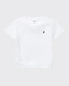Polo Ralph Lauren Cotton Jersey Crewneck Tee In White