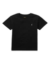Polo Ralph Lauren Kids' Cotton Jersey V-neck Tee In Rl Black