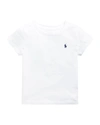 Polo Ralph Lauren Big Girls Cotton Jersey Short Sleeve T-shirt In White