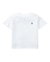 Polo Ralph Lauren Cotton Jersey Crewneck Tee In White