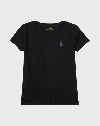 POLO RALPH LAUREN GIRL'S SHORT-SLEEVE COTTON T-SHIRT,PROD167810006