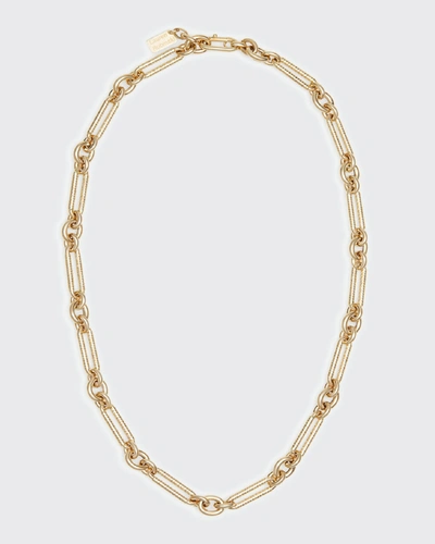 Lauren Rubinski Lr18 14k Yellow Gold Twisted Link Long Chain Necklace, 80cm In Yg