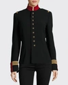 Polo Ralph Lauren Double Face Wool Wilmington Jacket In Black