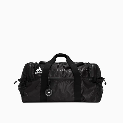 Adidas By Stella Mccartney Studio Duffel Bag In Black Black White