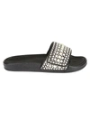 JIMMY CHOO FITZ SLIDERS,FITZ FZWYV BLACK