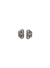 BALENCIAGA BB SILVER EARRINGS,594709TZRLS0668