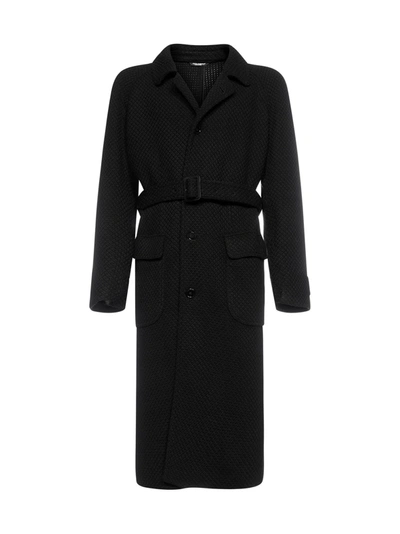 Dolce & Gabbana Cappotto Nero In Black