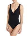 Karla Colletto Twist Underwire One-piece Swimsuit (d+ Cup) In Black