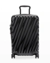 Tumi 19 Degree International Expandable 4-wheel Carry-on In Glossy Black