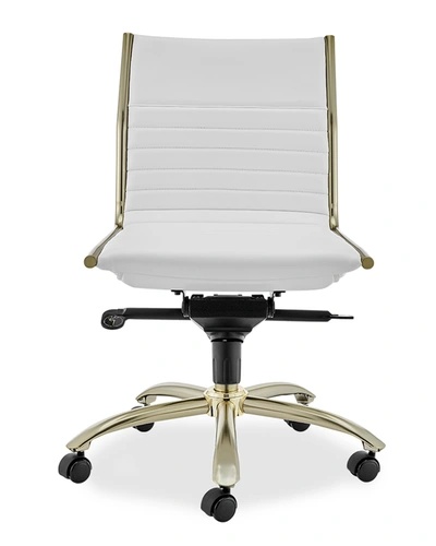 Euro Style Dirk Low Back Office Chair W/o Armrests