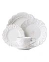 Juliska 5-piece Jardins Du Monde Whitewash Dinnerware Place Setting