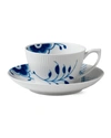 Royal Copenhagen Blue Fluted Mega Tea Cup & Saucer