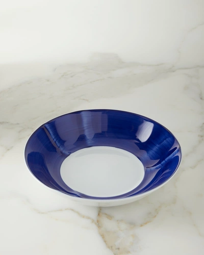 Neiman Marcus Brushstroke Cobalt Pasta Bowls, Set Of 4