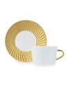 BERNARDAUD TWIST GOLD TEA CUP,PROD243540253