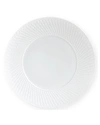 BERNARDAUD TWIST WHITE DINNER PLATE,PROD243540031
