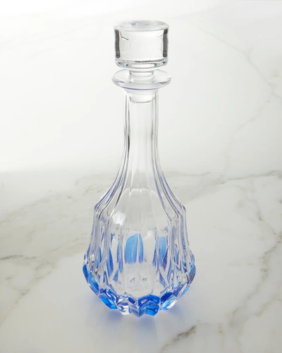 Neiman Marcus Blue Round Decanter